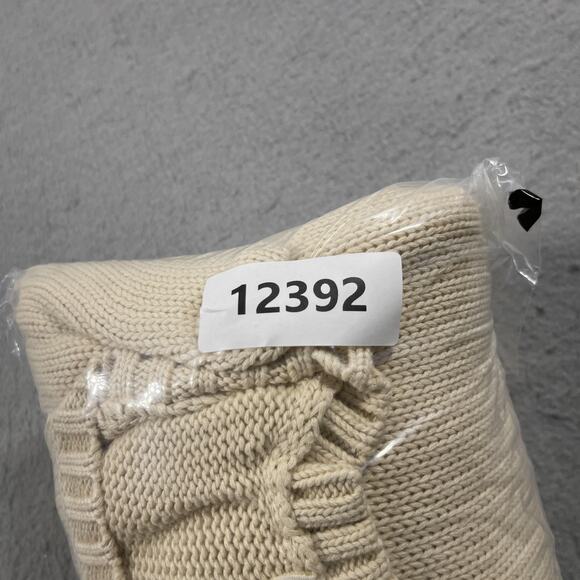 J Galt Sweater Women Large Beige Crewneck Cotton Knit Pullover Casual Minimalist - Picture 9 of 9